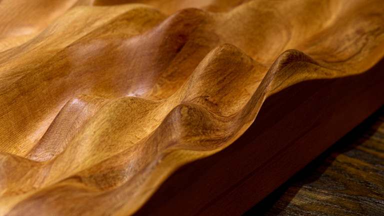 a close up of a wood surface