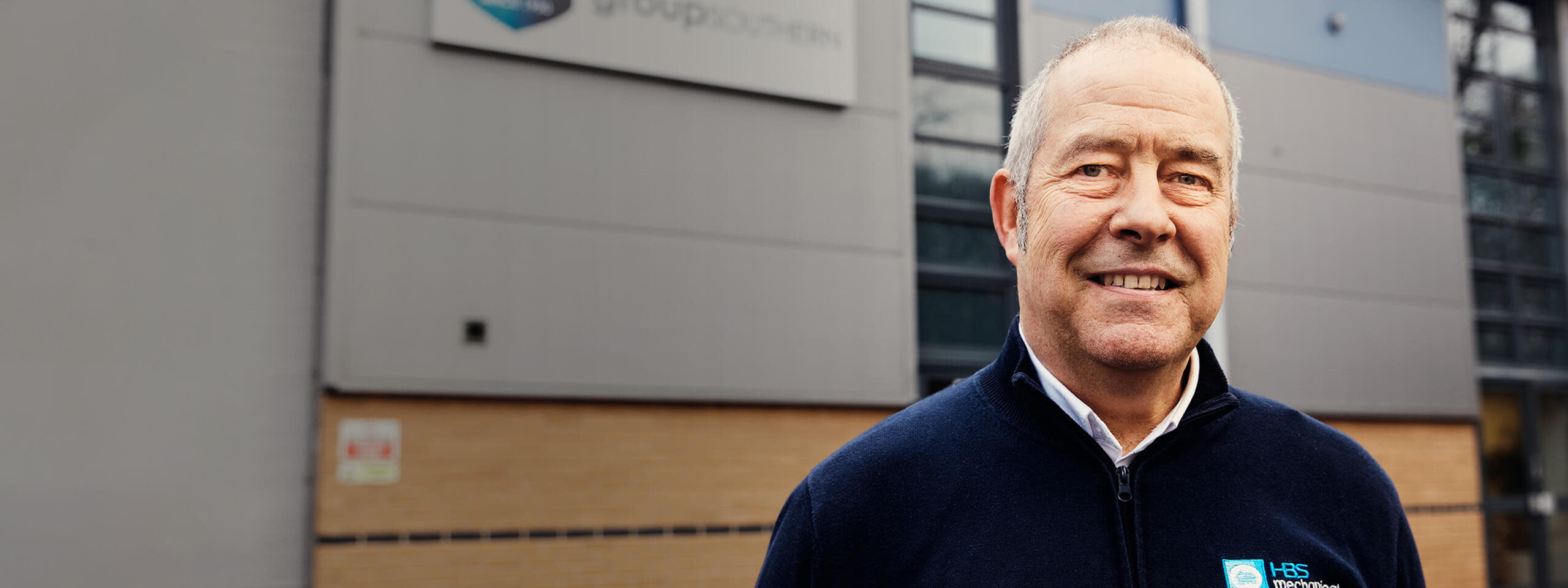 Subcontractor smiling to the camera